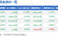 股票行情快报：华胜天成（600410）6月8日主力资金净卖出1.05亿元
